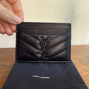 Saint Laurent Black Card Holder